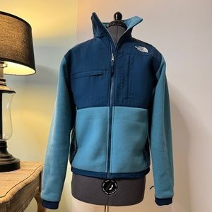 The North Face Denali two tone heavy weight sweatshirt jacket full zip
